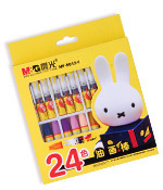 批發(fā)供應(yīng)晨光24色安全無(wú)毒油畫(huà)棒及果繽紛水彩筆——同心文化美術(shù)用品商行